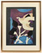 BRAQUE, Georges, "Derniers messages", Farblithografie, 52 x 38, 1967, Verleger Maeght/Paris, R.