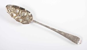 BERRY-SPOON, 925/ooo, L 22, 56g, preussischer Quittungsstempel, LONDON, 1806