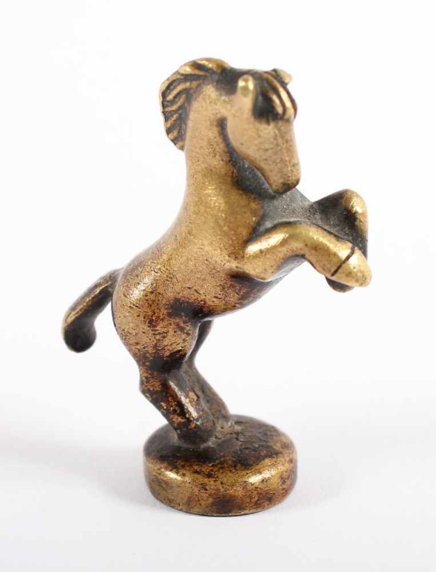 KLEINES PFERD, Bronze, H 6, gestempelt "Made in Vienna, Austria", HAGENAUER, 20.Jh.