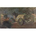 KOHLSCHEIN, Hans (1879-1948), "Camille Jenatzy in seinem Mercedes beim Gordon Bennett-Rennen