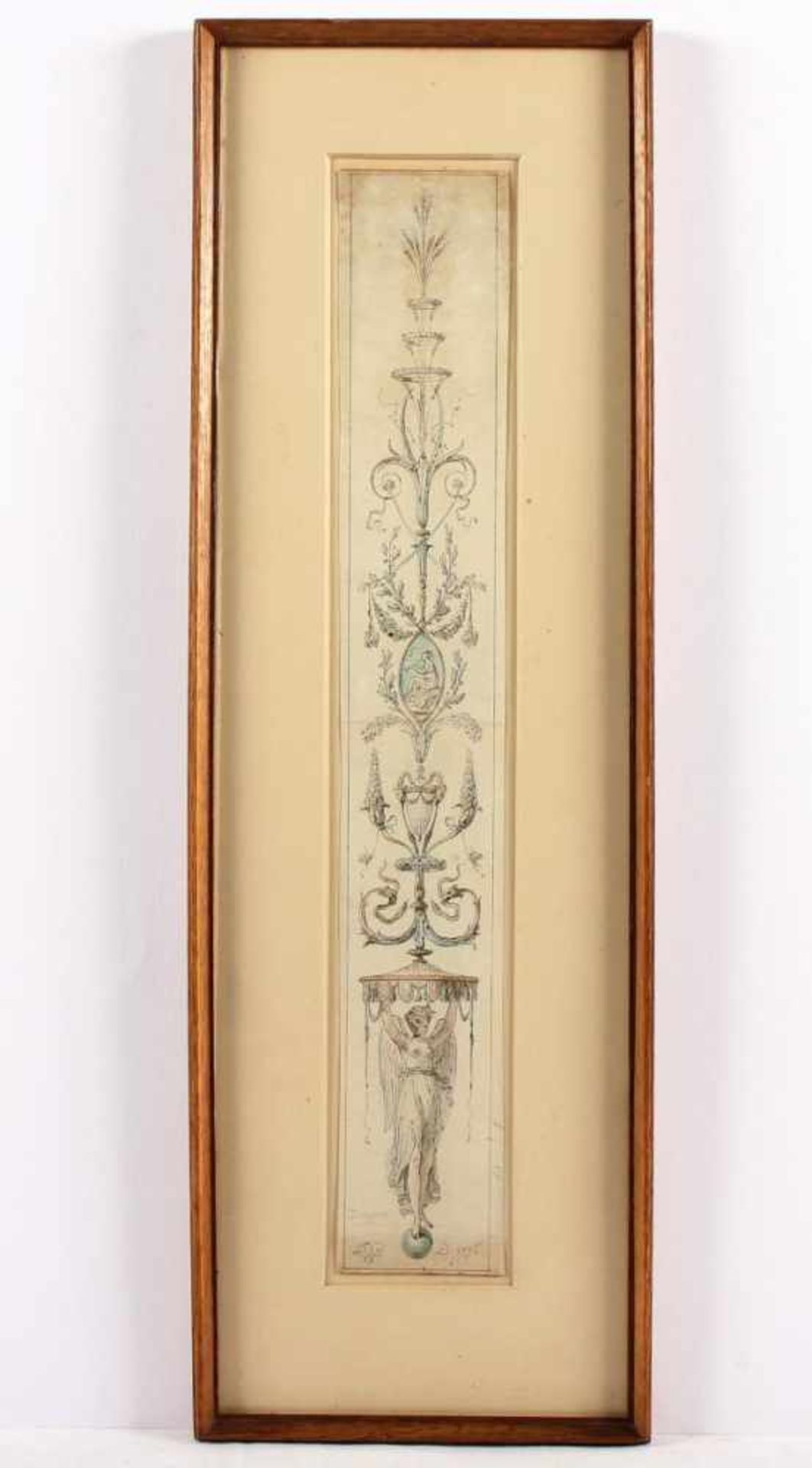 DUGOURC, J.D., "Ornament", Kupferstich, 41 x 5,5, 1776, R.