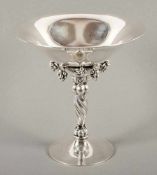 "TRAUBENSCHALE", 925/ooo, H 19, 557g, Modellnr. 263 B, Entwurf Georg JENSEN von 1918, Georg