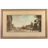 BERLIN - UNTER DEN LINDEN, Farbdruck nach Eduard Gaertner, 32 x 66, Verlag Karl Junghans, Berlin, um