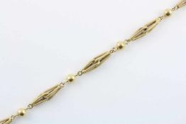 ARMBAND, 585/ooo Gelbgold, Fantasiedekor, L 20, 9,3g