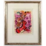 CHAGALL, Marc, "Kunstreiterin auf rotem Pferd (L'Ecuyère au cheval rouge)", Original-