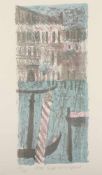PEIFFER-WATENPHUL, Max, "Venedig", Original-Farblithografie, 45 x 20, nummeriert 212/500,
