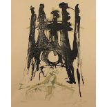 DALI, Salvador, "El templo de la Sagrada Familia", Farblithografie, 55 x 42, nummeriert 962/1000,