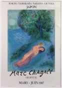 CHAGALL, Marc, Plakat, "Japon", Farboffset-Lithografie, 77 x 53, Mourlot, 1987, ungerahmt