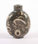 SNUFF BOTTLE, Stein, H 5,5, CHINA