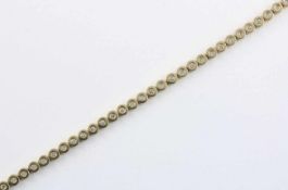 TENNISARMBAND, 585/ooo Gelbgold, besetzt mit 43 Diamanten von zusammen ca.1,5 ct., L 19,5, 13,8g