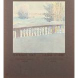 GRABAR, Igor, Farb-Druck, 23,5 x 23,5, aus einer Edition nach Collection de Mestchérine, Moskau,