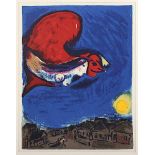 CHAGALL, Marc, "Der Traum", Original-Farblithografie, 26 x 20, Galerie Maeght, Mourlot, Paris, 1950,