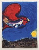 CHAGALL, Marc, "Der Traum", Original-Farblithografie, 26 x 20, Galerie Maeght, Mourlot, Paris, 1950,