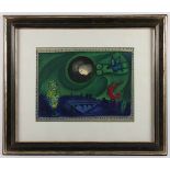 CHAGALL, Marc, "Quai de Bercy", Original-Farblithografie, 38 x 46, aus Derrière le miroir, 1954,