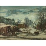 CLARENBACH, Max (1880-1952), "Landschaft mit Steinbruch", Öl/Lwd., 60 x 80, unten links signiert,