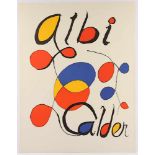 CALDER, Alexander, "Albi", Original-Farblithografie, ca. 80 x 58, Galerie Maeght, Mourlot, Paris,