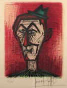 BUFFET, Bernard, "Clown", Original-Farblithografie, 35 x 27, nummeriert 46/125, handsigniert, R.