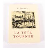 VLAMINCK, Maurice de, "Le tête tournée", Buchband, mit 12 Lithografien, André Sauret, Monte-Carlo