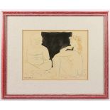 PICASSO, Pablo, "27.1.54 I", Farblithografie, 25 x 32, R.- - -22.00 % buyer's premium on the