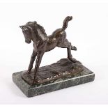 MARA, (?) "Esel", Bronze, H 14, Marmorsockel- - -22.00 % buyer's premium on the hammer price19.