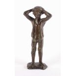 KLUTH, Karl, "Junge", Bronze, H 21- - -22.00 % buyer's premium on the hammer price19.00 % VAT on