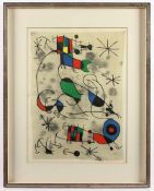 MIRO, Joan, "Composition", Farblithografie, 46 x 33, R.- - -22.00 % buyer's premium on the hammer