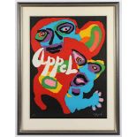 APPEL, Carel, "A lovely pair", Original-Farblithografie, 66 x 49, bez. H.C., 1977, handsigniert. R.-