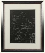 BEUYS, Joseph, "Tafel II", Siebdruck, 37 x 27, R.- - -22.00 % buyer's premium on the hammer