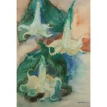 VORDEMBERGE, Friedrich, "Liline", Aquarell/Papier, 74 x 51, unten rechts signiert, R.- - -22.00 %