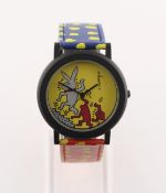 HARING, Keith, Art Watch "Bunny on the move", Entwurf 1986- - -22.00 % buyer's premium on the hammer