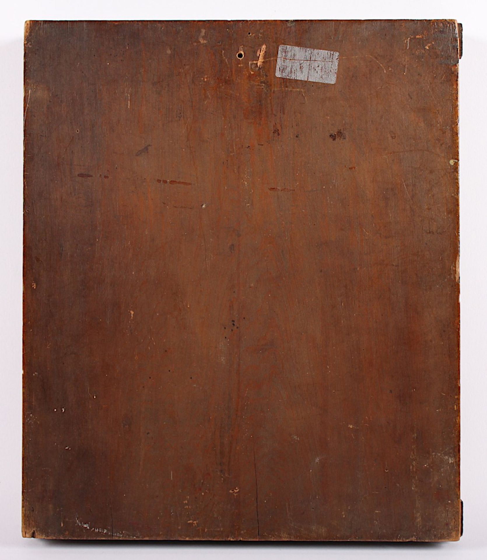 IKONE, "Gottesmutter Freude aller Leidenden", Tempera/Holz, in Feinmalerei mit Goldgrund, 31 x 26, - Bild 4 aus 4