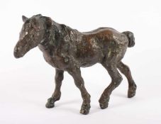 GERDES, Hans, "Pferd", Bronze, H 24,5, signiert- - -22.00 % buyer's premium on the hammer price19.00