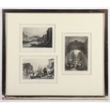 VENEDIG, 3 Ansichten, Stahlstiche, ca. 18 x 11, um 1850, R.- - -22.00 % buyer's premium on the