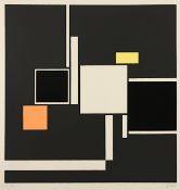 DEXEL, Walter, "Quadrate 25", Farbserigrafie, 37,5 x 36, bez. E.A., handsigniert, Jahresgabe 1969