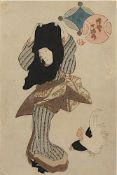 KEISAI EISEN (1790-1848), aus der Serie Kokkei Shichifukujin (Lustige Darstellung der sieben