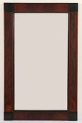 BIEDERMEIER-WANDSPIEGEL, Mahagoni, 87 x 54, DEUTSCH, 19.Jh.- - -22.00 % buyer's premium on the