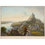 BLEULER, Johann Ludwig (1792-1850), "Vue du château de Marksbourg vers Braubach", Original-