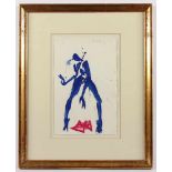 LEIBERG, Helge, "Figur", Aquarell/Papier, 32 x 20, handsigniert und datiert '95, R.- - -22.00 %