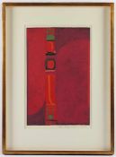 ACKERMANN, Max, "o.T.", Original-Farblithografie, 48 x 31, bez. E.A., handsigniert und datiert 1973,