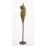MODERN, "Frau", Bronze, H 42, am Sockel monogrammiert- - -22.00 % buyer's premium on the hammer