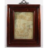 PANEEL, Jadeit, im erhabenen Relief geschnitzt, Holzrahmen, 39 x 30,5, CHINA- - -22.00 % buyer's