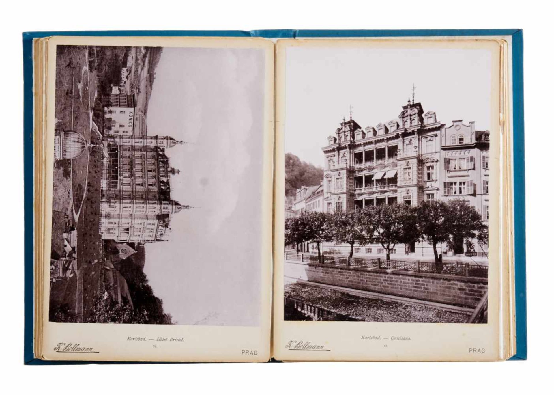 Böhmen und Mähren Karlsbad Sammlung - Sieben Leporello-Alben mit Photographien vonKarlsbad und - Bild 3 aus 4