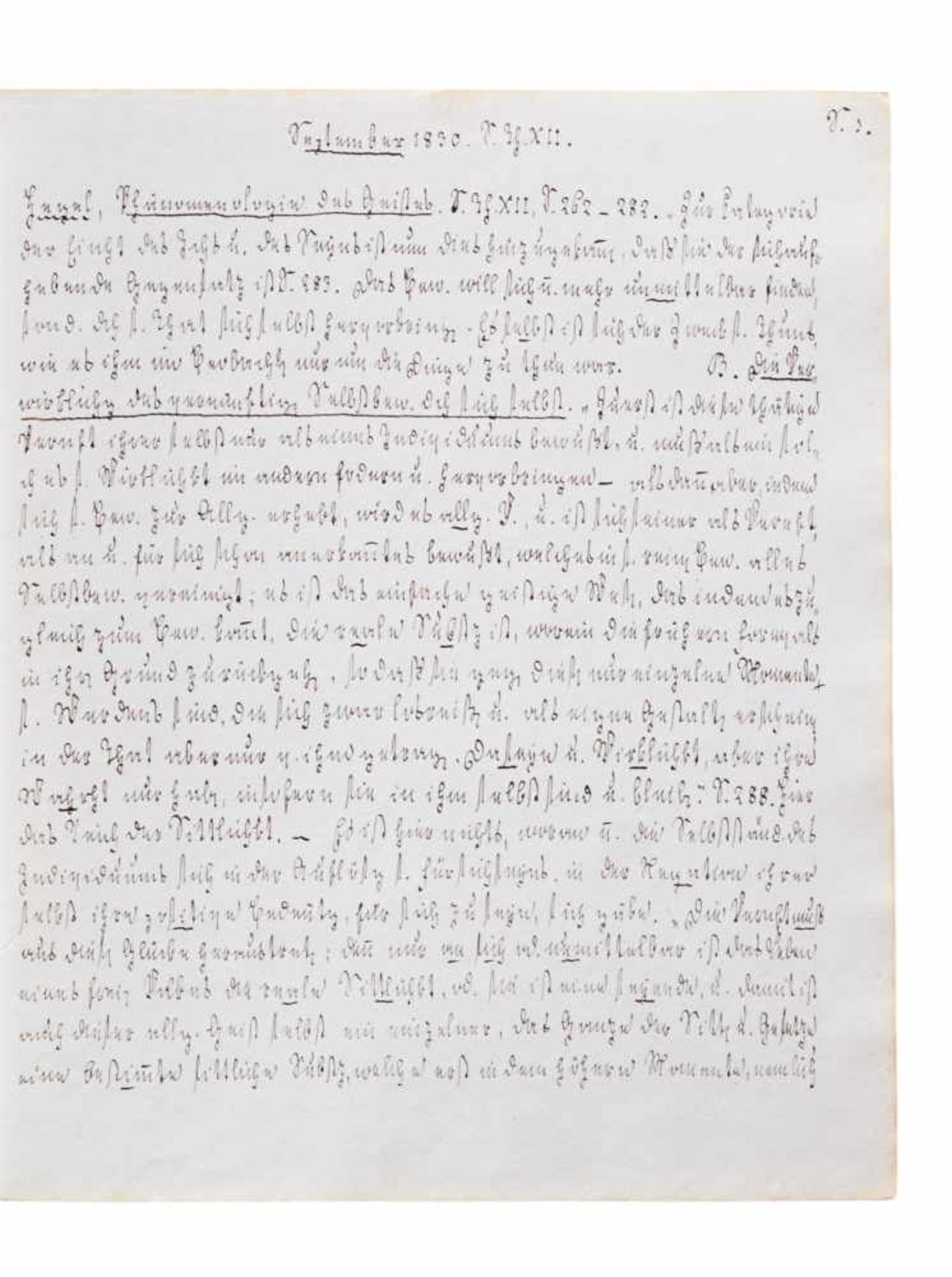 Lesefrüchte "Studium u(nd) Lectüre. XIII. Theil".Handschrift auf Papier mit deutschen, französischen - Bild 3 aus 3