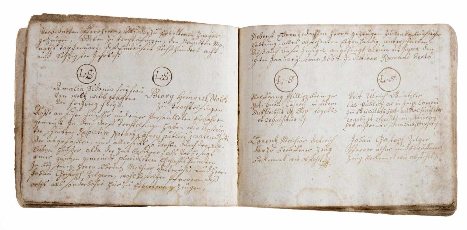 Oettingen Trochtelfingen Sammelhandschrift mit Abschriften der "Fürstl(ichen) undGräffl(ichen) - Bild 4 aus 4