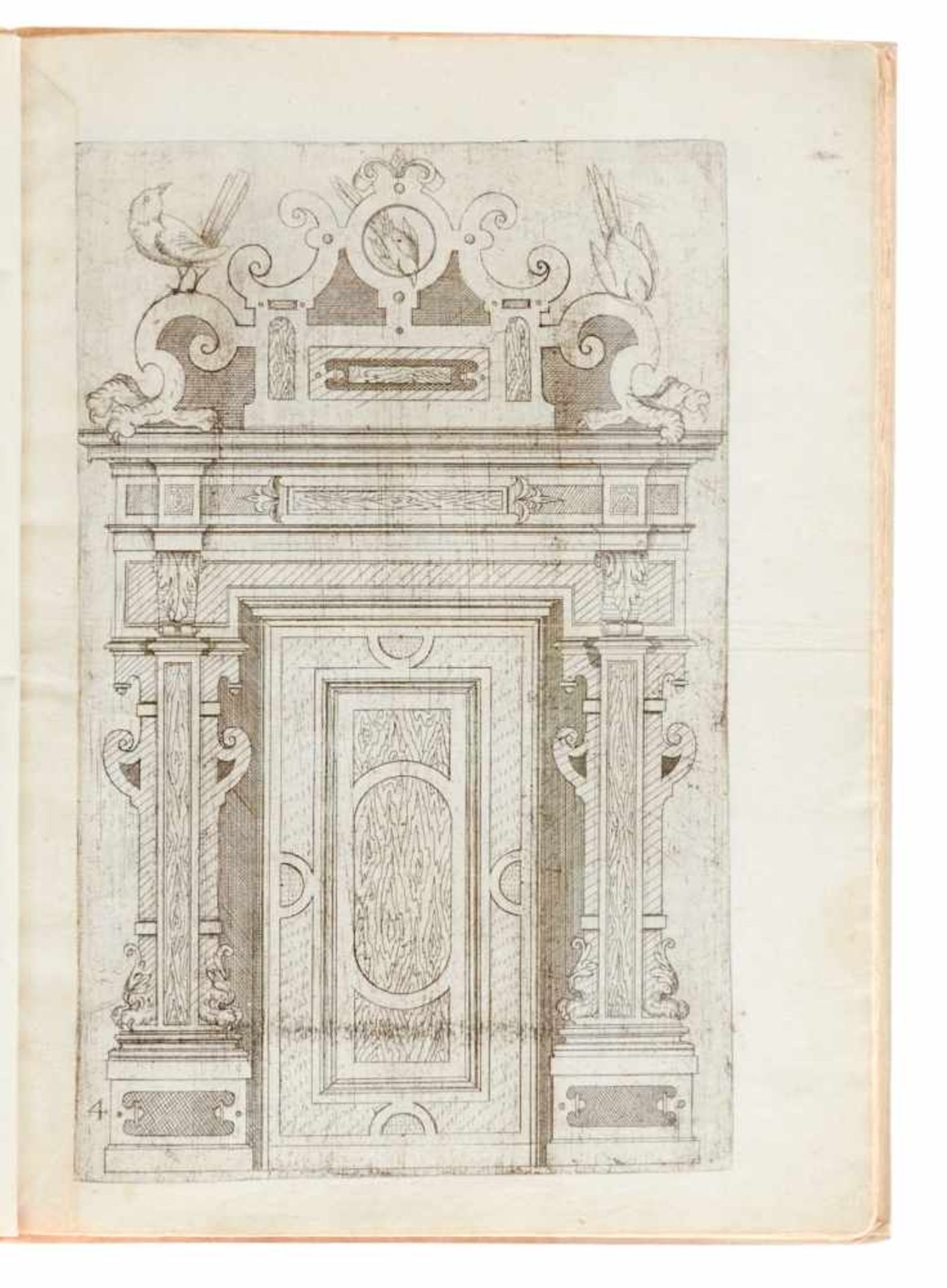 Architektur Eck, V., und J. Guckeisen, Etliche Architectisher Portalen, Epitapien,Caminen, und - Bild 3 aus 4