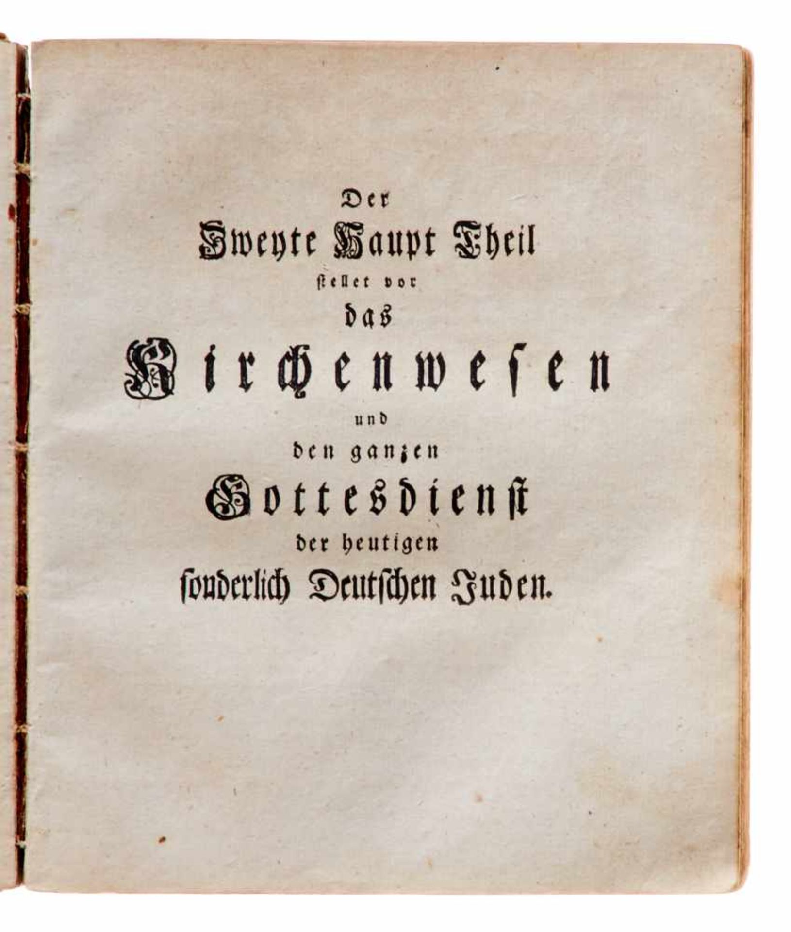 Bodenschatz, J. Ch. G., Kirchliche Verfassung der heutigen Judensonderlich derer in Deutschland. 2 - Bild 4 aus 4