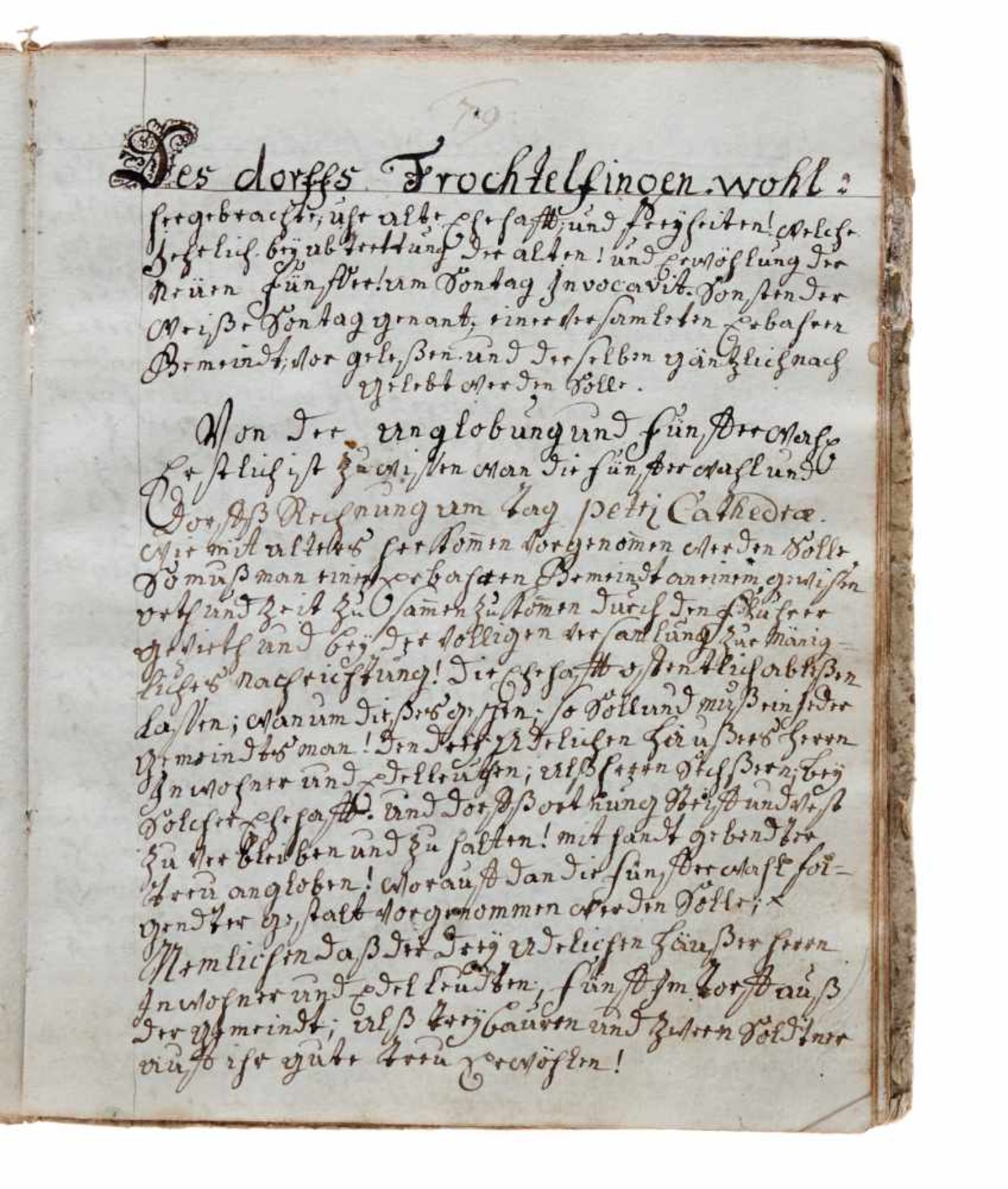 Oettingen Trochtelfingen Sammelhandschrift mit Abschriften der "Fürstl(ichen) undGräffl(ichen) - Bild 3 aus 4