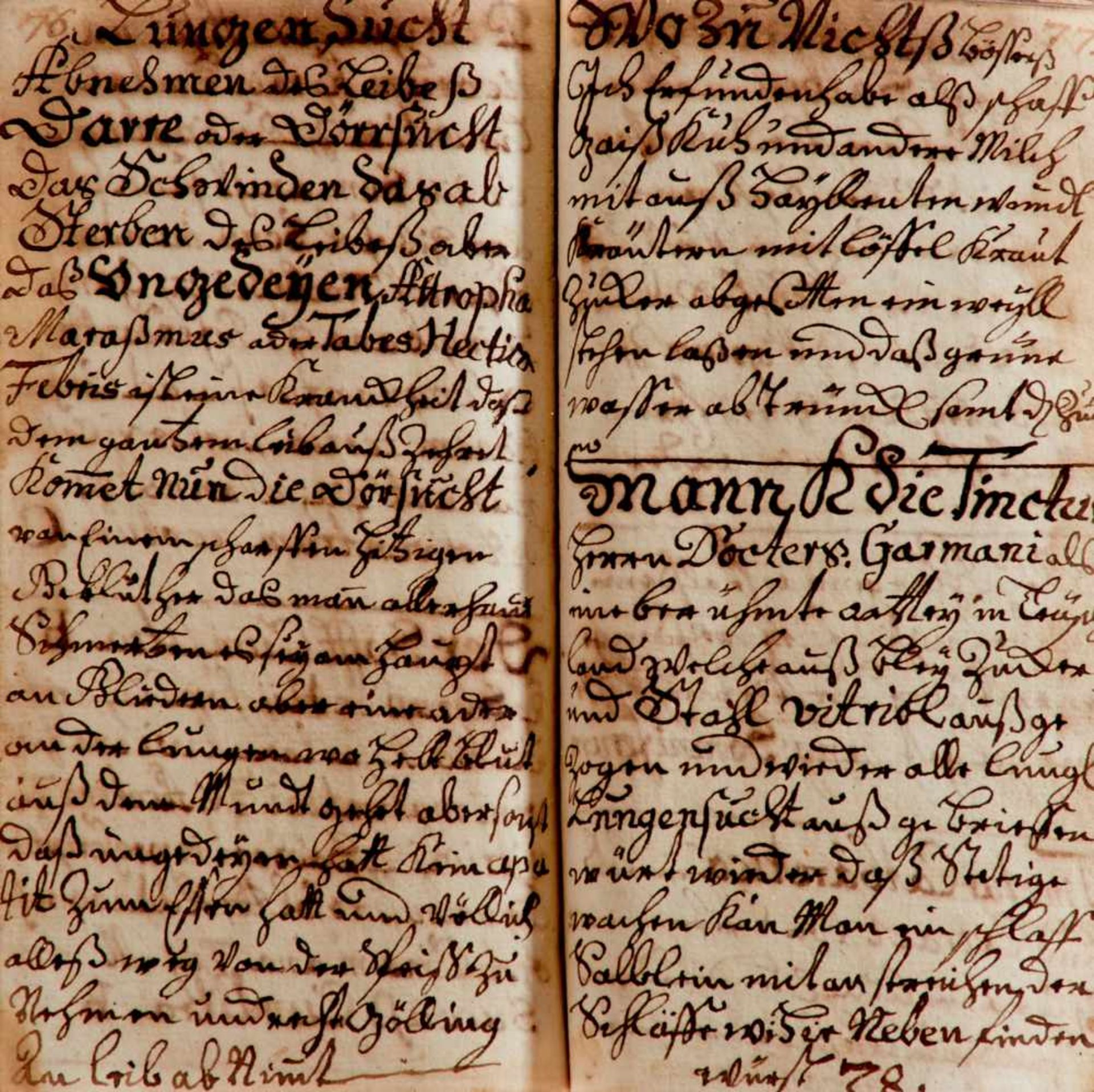 Arzneibuch -Deutsche Handschrift auf Papier. Wohl Franken oder Oberpfalz, ca. 1680-1780. Ca. 18 x 11 - Bild 4 aus 5