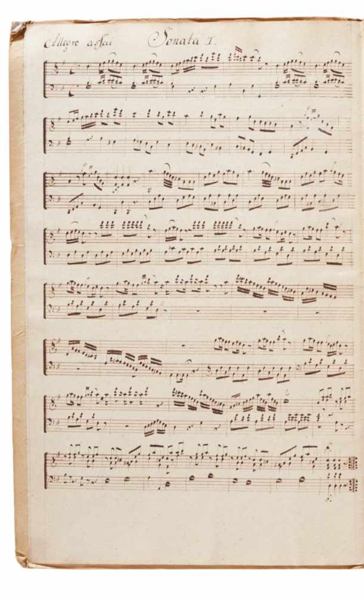 André - "Tre sonate per il Cembalo obligato,Violino e Violoncello di Giovanni André." - Bild 3 aus 4