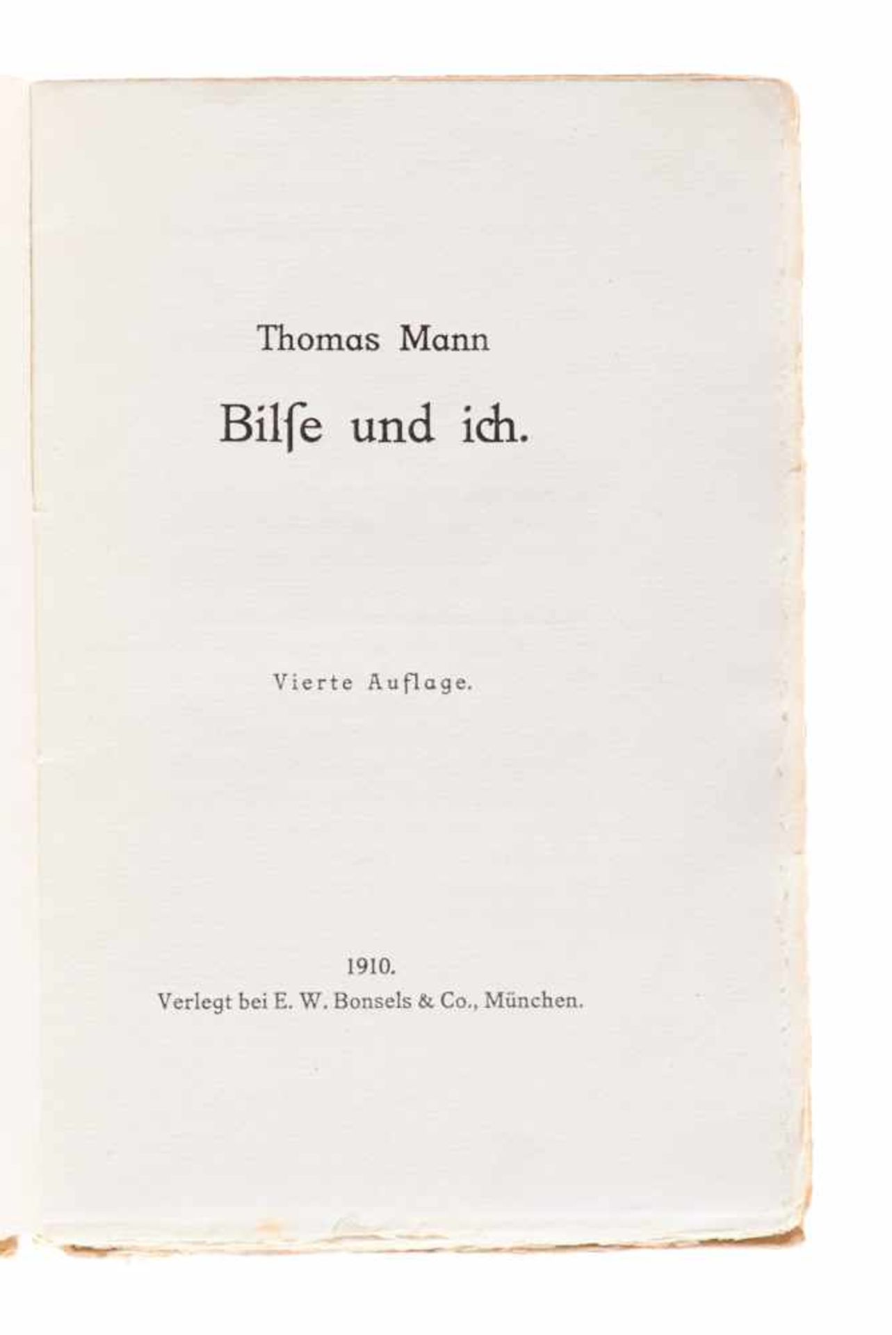 Mann, Th.,Buddenbrooks. Jubiläumsausgabe zum 50. Jahr des Erscheinens. (Berlin), Fischer, 1951. - Bild 2 aus 4